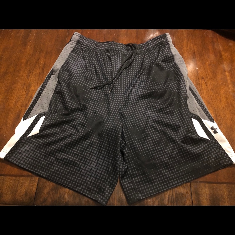 UA shorts.